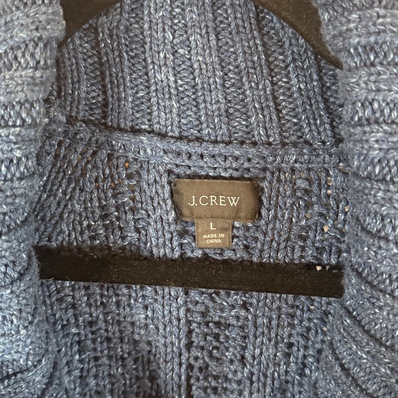 J. Crew Navy Blue Men's Shawl Cardigan Sweater - Picture 3 of 8